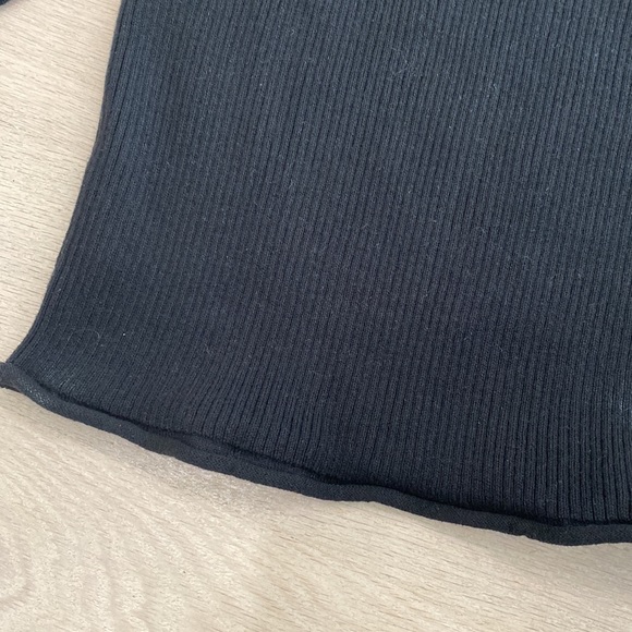 Urban Outfitters Silence + Noise Ribbed Crop Top Tee - Medium - Picture 3 of 4
